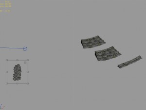 new village - stone steps 05 Modèle 3D