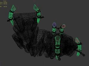 new village - stone bridge 3D Model