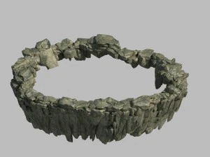 falaises de Xinshoucun 1 Modèle 3D