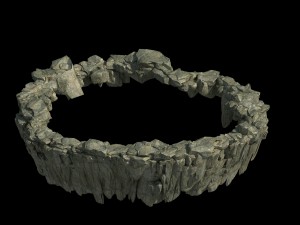 xinshoucun cliffs 1 Modèle 3D