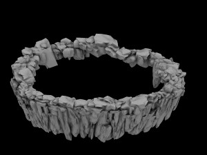 xinshoucun cliffs 1 Modèle 3D
