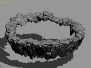 xinshoucun cliffs 1 Modèle 3D