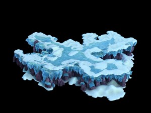 deep in the snow mountains - rocks 0363 Modelo 3D