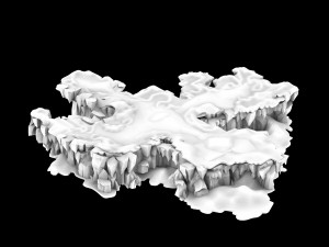 deep in the snow mountains - rocks 0363 Modelo 3D