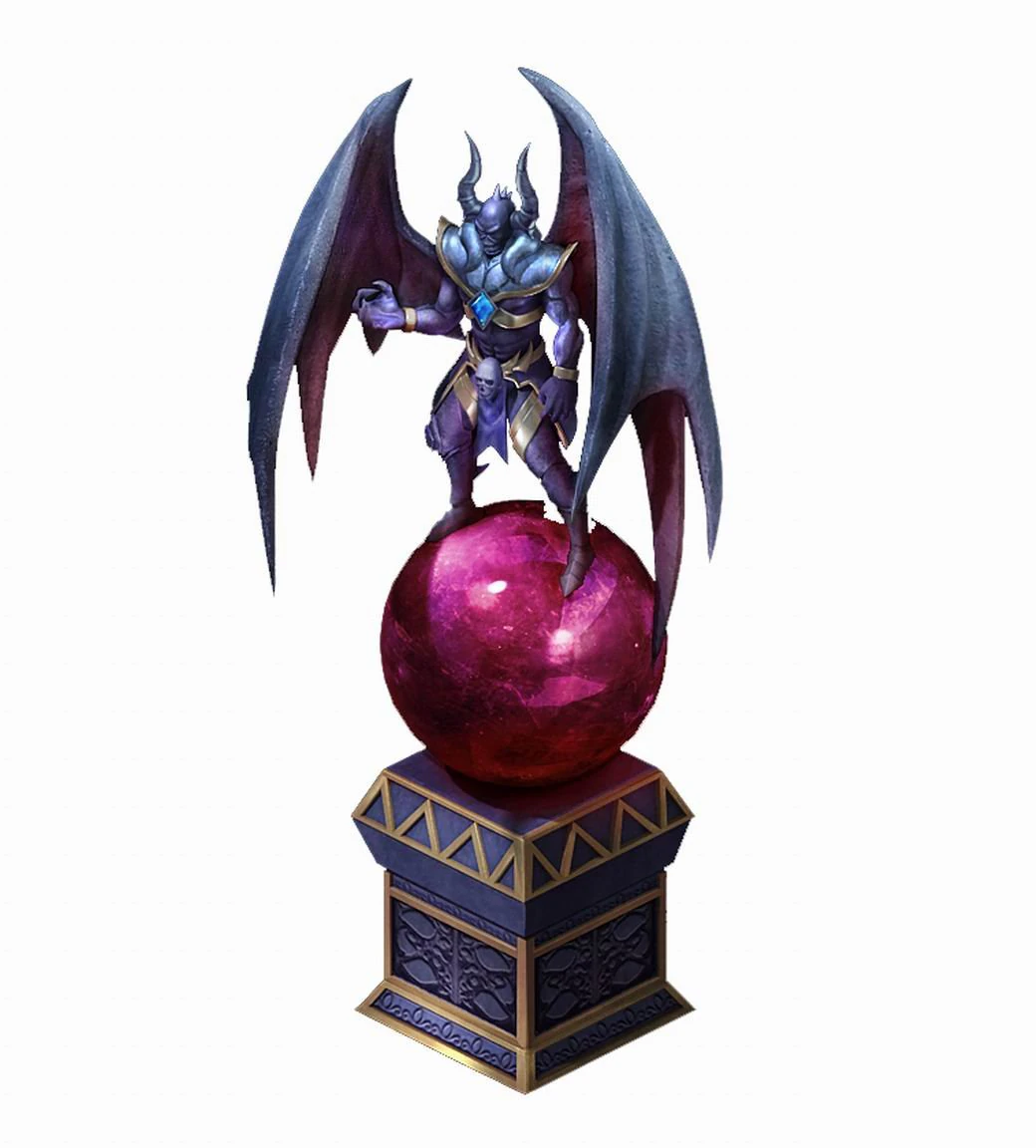 blood master district - devil statue 01 3D Model .c4d .max .obj .3ds .fbx .stl .blend 
