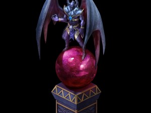 blood master district - devil statue 01 Modèle 3D