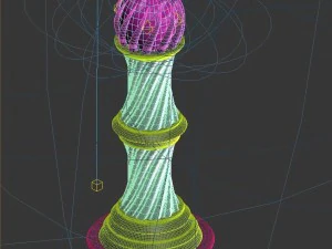blood master - crystal ball 01 3D Model