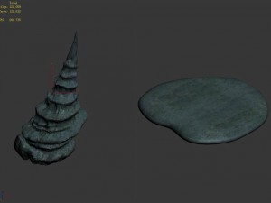rock - caves - magma Model 3D