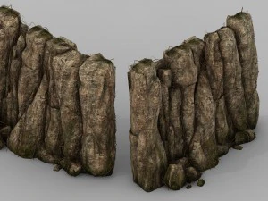 brutal tribe - mountain 01 3D Model