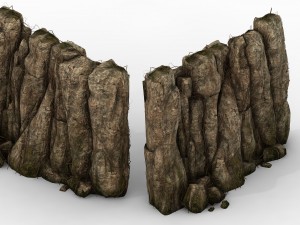 brutal tribe - mountain 01 3D Model