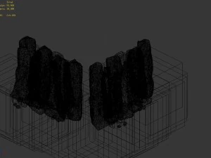 brutal tribe - mountain 01 3D Model