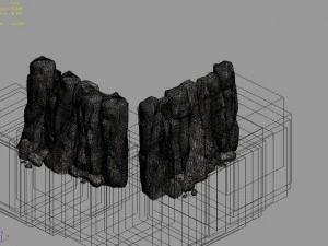 brutal tribe - mountain 01 3D Model