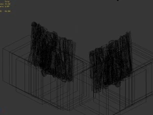 brutal tribes - mountain wall 02 3D Model