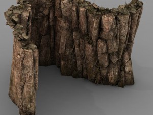 brutal tribes - mountain 03 3D Model