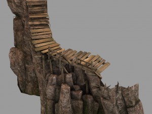 brutal tribal - mountain plank road Modelo 3D
