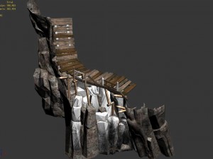 brutal tribal - mountain plank road 3D Модель