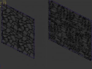 Brutal tribe - stone wall 9 3D Model
