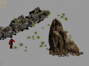 brutal tribal - stone group 3D Model
