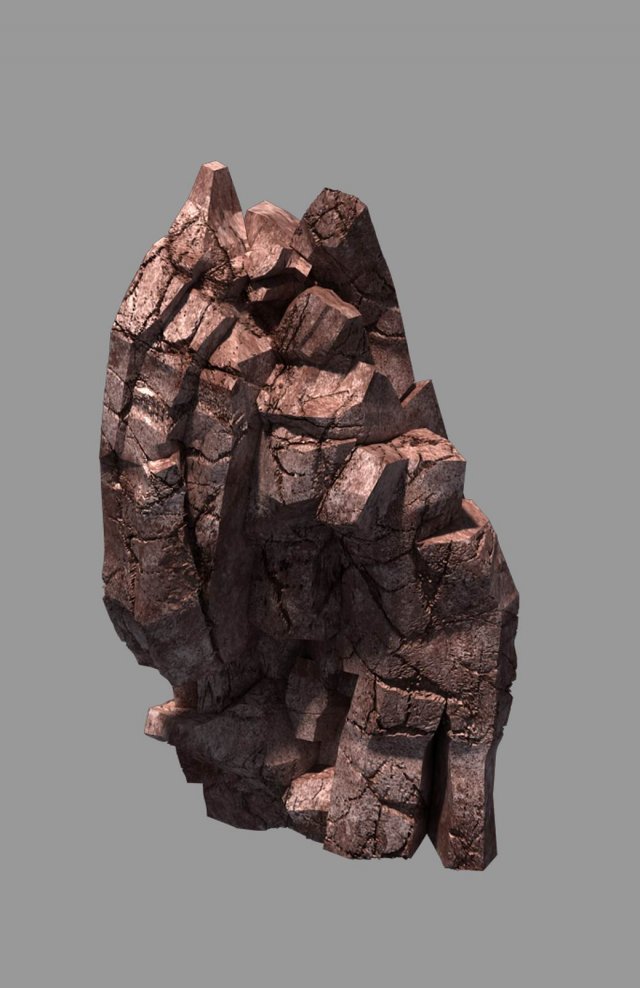 brutal tribe - the cliff 12 3D Model .c4d .max .obj .3ds .fbx .stl .blend 