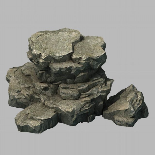 wild - rock 1104 3D-Modell .c4d .max .obj .3ds .fbx .stl .blend 