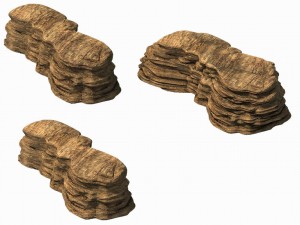 ancient desert - sand stone 0109 3D मॉडल