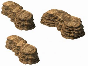 ancient desert - sand stone 0109 3D Model