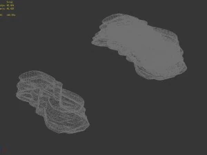 ancient desert - sand stone 0109 3D Model