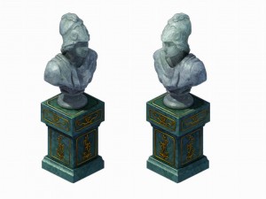 warriors area - sculpture 03 Modèle 3D