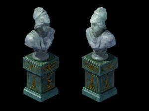 warriors area - sculpture 03 3D Model