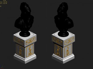 warriors area - sculpture 03 3D 모델