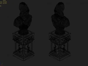 warriors area - sculpture 03 3D Model
