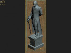 warriors area - sculpture 04 3D Model