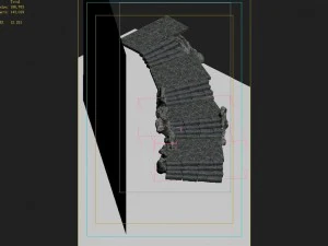 war corps - stone stairs 01 3D Model