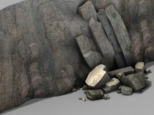 cuerpo de guerra - piedra 01 Modelo 3D