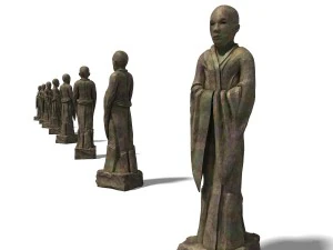 standing buddha 3D Model