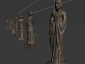 standing buddha 3D 模型