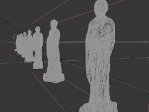 standing buddha 3D Model
