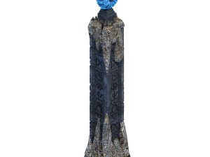 rocking hill - conch stone column Model 3D