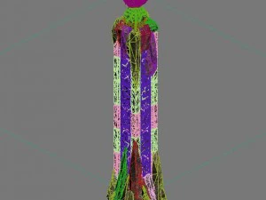 rocking hill - conch stone column 3D Model