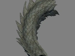 schommelende berg - steen - lang lichaam 01 3D Model