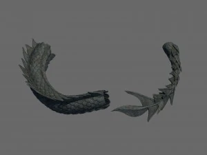 rocking mountain - stone - long body 01 3D Model