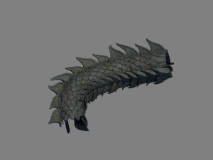 rocking mountain - stone - long body 01 3D मॉडल