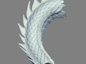 rocking mountain - stone - long body 01 3D Model