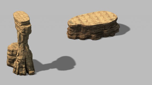 stalactites - stone columns 01 Modello 3D .c4d .max .obj .3ds .fbx .stl .blend 