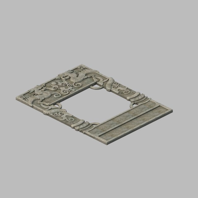 the main city - the city gate - ground relief 3D Model .c4d .max .obj .3ds .fbx .stl .blend 