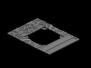 the main city - the city gate - ground relief 3D Model