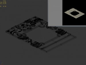 the main city - the city gate - ground relief 3D Model