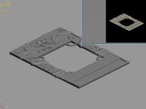 the main city - the city gate - ground relief 3D Model
