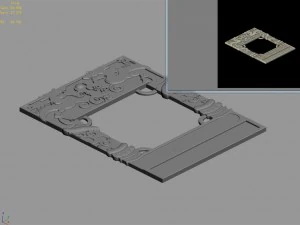 the main city - the city gate - ground relief 3D Model