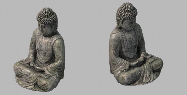 religion - statues - buddha 2 Model 3D .c4d .max .obj .3ds .fbx .stl .blend 